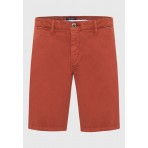 Funky Buddha The Essentials Ανδρική Βερμούδα Chino Κεραμιδί