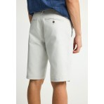 Funky Buddha The Essentials Ανδρική Βερμούδα Chino Γκρι Ανοιχτό