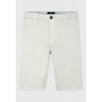 Funky Buddha The Essentials Ανδρική Βερμούδα Chino Γκρι Ανοιχτό