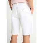 Funky Buddha The Essentials Ανδρική Βερμούδα Chino Λευκή