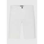 Funky Buddha The Essentials Ανδρική Βερμούδα Chino Λευκή