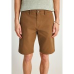 Funky Buddha The Essentials Ανδρική Βερμούδα Chino Καφέ
