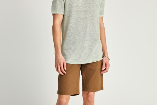 Funky Buddha The Essentials Βερμούδα Chino Ανδρική (FBM013-001-03-WOOD)