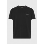 Funky Buddha The Basics Collection Ανδρικό Κοντομάνικο T-Shirt Μαύρο