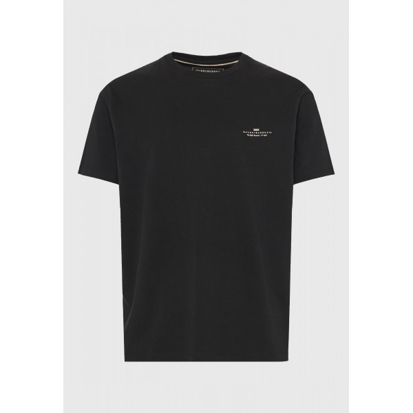 Funky Buddha Ανδρικό Μονόχρωμο T-Shirt  - The Basics Collection (FBM013-001-04-BLACK)