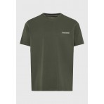 Funky Buddha The Basics Collection Ανδρικό Κοντομάνικο T-Shirt Χακί