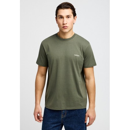 Funky Buddha The Basics Collection Ανδρικό Κοντομάνικο T-Shirt Χακί