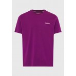 Funky Buddha The Basics Collection Ανδρικό Κοντομάνικο T-Shirt Μωβ