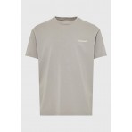 Funky Buddha The Basics Collection Ανδρικό Κοντομάνικο T-Shirt Γκρι