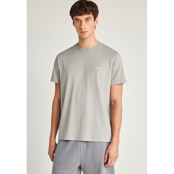 Funky Buddha Ανδρικό Μονόχρωμο T-Shirt  - The Basics Collection (FBM013-001-04-GREY)