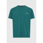 Funky Buddha The Basics Collection Ανδρικό Κοντομάνικο T-Shirt Πετρόλ