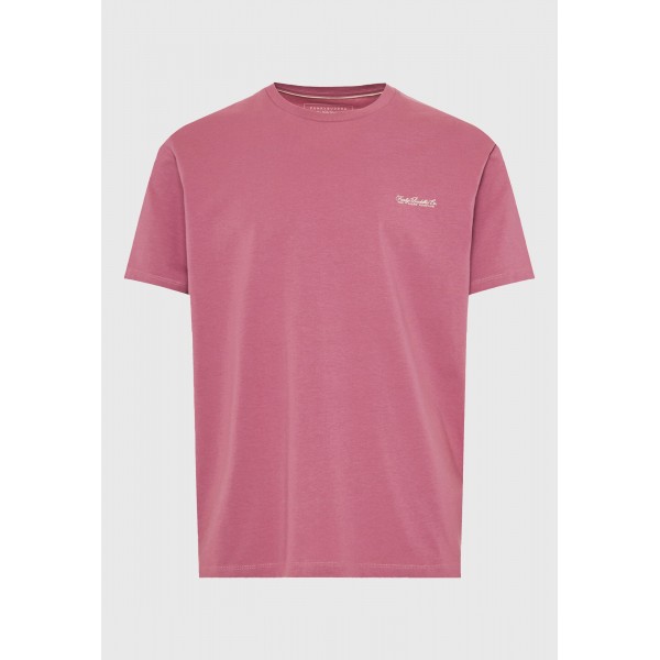 Funky Buddha Ανδρικό Μονόχρωμο T-Shirt  - The Basics Collection (FBM013-001-04-MELLOW-MAUVE)