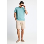 Funky Buddha The Basics Collection Ανδρικό Κοντομάνικο T-Shirt Άκουα