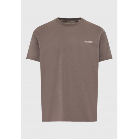 Funky Buddha The Basics Collection Ανδρικό Κοντομάνικο T-Shirt Καφέ