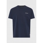 Funky Buddha The Basics Collection Ανδρικό Κοντομάνικο T-Shirt Μπλε Σκούρο