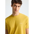 Funky Buddha The Basics Collection Ανδρικό Κοντομάνικο T-Shirt Κίτρινο
