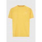 Funky Buddha The Basics Collection Ανδρικό Κοντομάνικο T-Shirt Κίτρινο