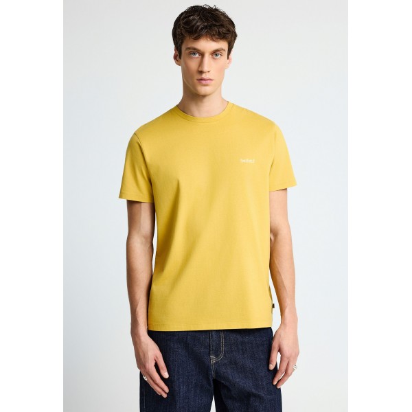 Funky Buddha Ανδρικό Μονόχρωμο T-Shirt  - The Basics Collection (FBM013-001-04-OIL-YELLOW)