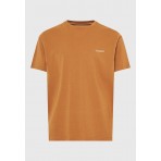 Funky Buddha The Basics Collection Ανδρικό Κοντομάνικο T-Shirt Καφέ