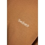 Funky Buddha The Basics Collection Ανδρικό Κοντομάνικο T-Shirt Καφέ