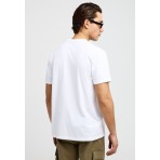 Funky Buddha The Basics Collection Ανδρικό Κοντομάνικο T-Shirt Λευκό