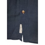 Funky Buddha The Essentials Ανδρικό Μακρυμάνικο Πουκάμισο Γκρι Σκούρο