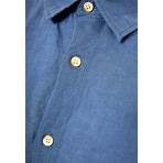 Funky Buddha The Essentials Ανδρικό Μακρυμάνικο Πουκάμισο Ίντιγκο