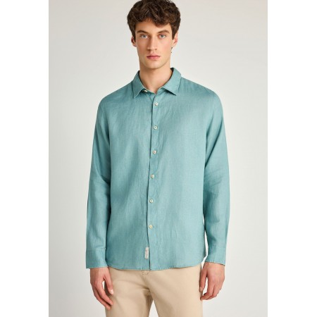 Funky Buddha The Essentials Linen Πουκάμισο Μακρυμάνικο Ανδρικό 