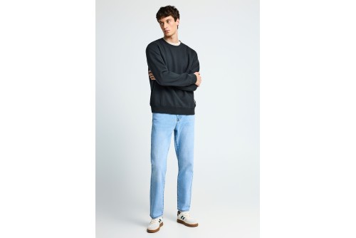 Funky Buddha The Essentials Μπλούζα Με Λαιμόκοψη Ανδρική (FBM013-001-06-BLACK)
