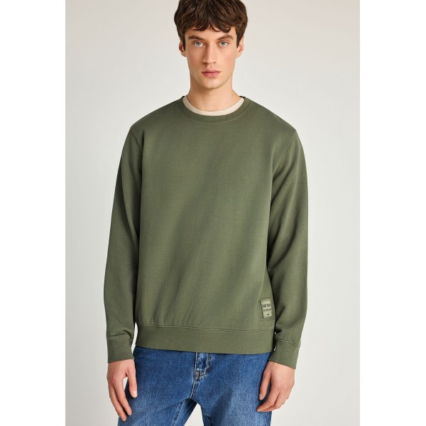 Funky Buddha Ανδρικό Φούτερ Με Λαιμόκοψη (FBM013-001-06-DEEP-FOREST)