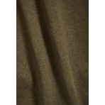 Funky Buddha Ανδρική Πλεκτή Μακρυμάνικη Μπλούζα με Λαιμόκοψη Χακί