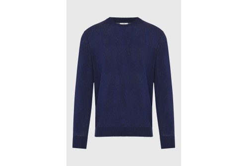 Funky Buddha Μπλούζα Πλεκτή Ανδρική (FBM013-001-09-NAVY)