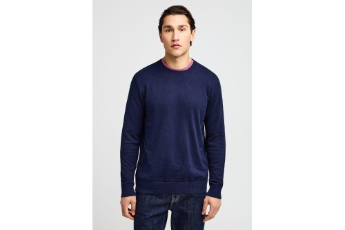 Funky Buddha Μπλούζα Πλεκτή Ανδρική (FBM013-001-09-NAVY)