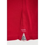 Funky Buddha Ανδρική Κοντομάνικη Μπλούζα Polo Κόκκινη