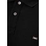 Funky Buddha Ανδρική Κοντομάνικη Μπλούζα Polo Μαύρη