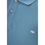 Funky Buddha Ανδρική Κοντομάνικη Μπλούζα Polo Μπλε