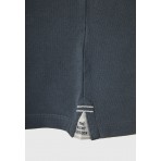 Funky Buddha Ανδρική Κοντομάνικη Μπλούζα Polo Γκρι Σκούρο