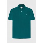 Funky Buddha Ανδρική Κοντομάνικη Μπλούζα Polo Πράσινη