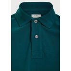 Funky Buddha Ανδρική Κοντομάνικη Μπλούζα Polo Πράσινη