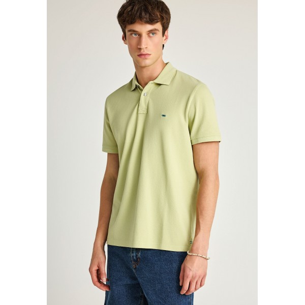 Funky Buddha Ανδρική Μπλούζα Με Γιακά Πόλο (FBM013-001-11-FOAM-GREEN)