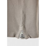 Funky Buddha Ανδρική Κοντομάνικη Μπλούζα Polo Γκρι