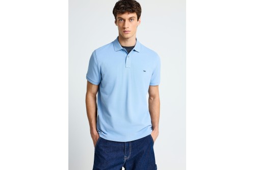 Funky Buddha Essential Cotton Polo Ανδρικό (FBM013-001-11-HERITAGE-BLUE)
