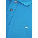 Funky Buddha Ανδρική Κοντομάνικη Μπλούζα Polo Μπλε