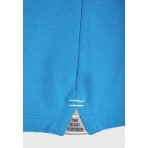 Funky Buddha Ανδρική Κοντομάνικη Μπλούζα Polo Μπλε