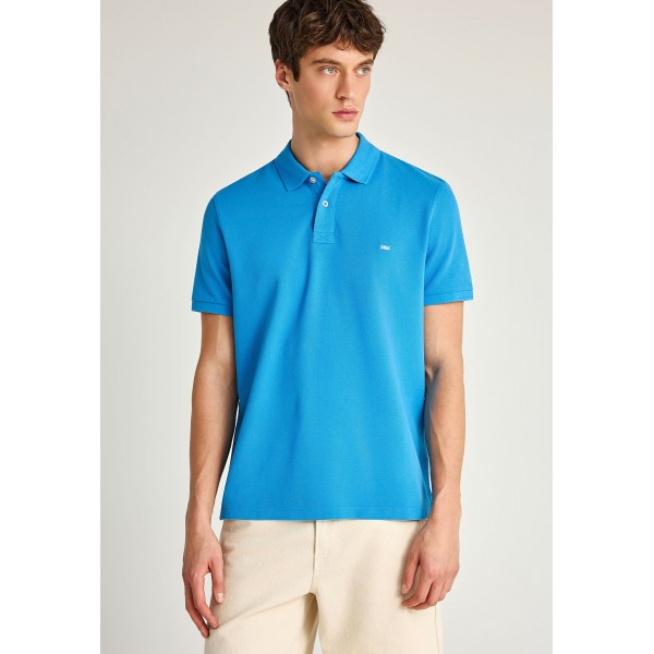 Funky Buddha Ανδρική Μπλούζα Με Γιακά Πόλο (FBM013-001-11-IBIZA-BLUE)