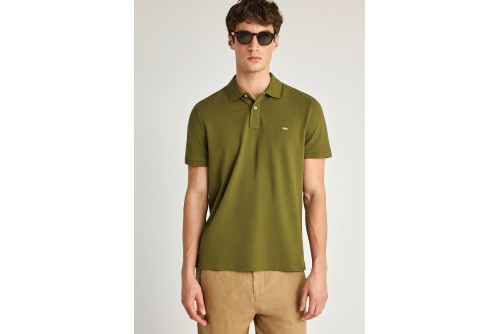 Funky Buddha Essential Cotton Polo Ανδρικό (FBM013-001-11-KHAKI)