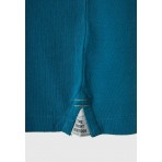 Funky Buddha Ανδρική Κοντομάνικη Μπλούζα Polo Τυρκουάζ