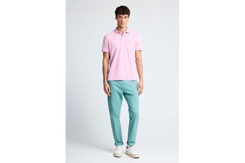 Funky Buddha Essential Cotton Polo Ανδρικό (FBM013-001-11-PINK-MIST)