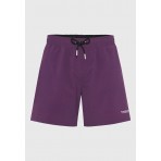 Funky Buddha Ανδρικό Μαγιό Σορτς Μωβ