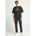 Funky Buddha The Essentials Ανδρικό Παντελόνι Cargo Μαύρο